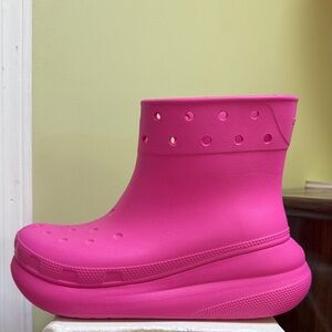 CROCS Pink Winter & Rain Boots
